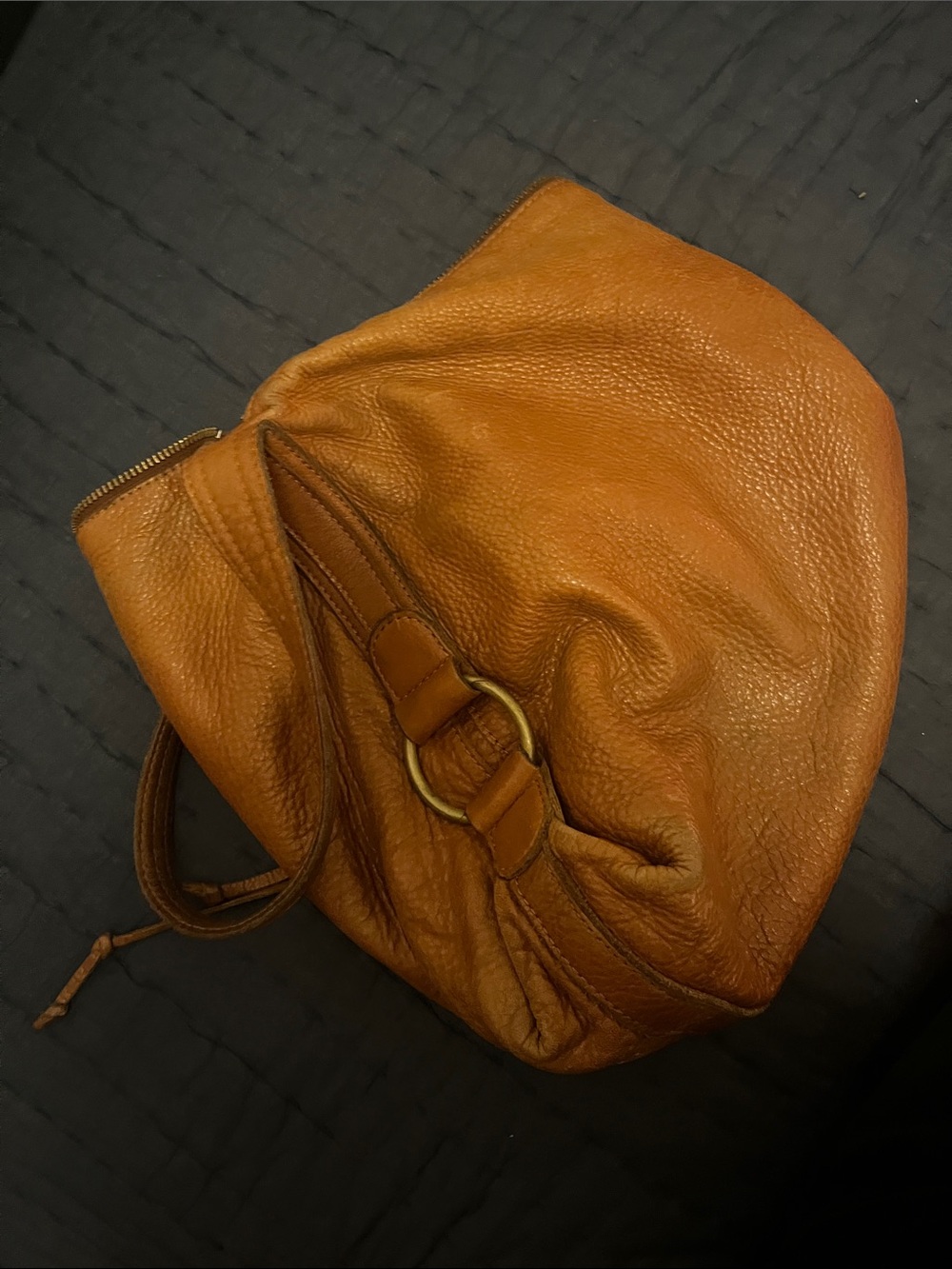 Banana Republic Tan Leather Shoulder Bag - Picture 2 of 5